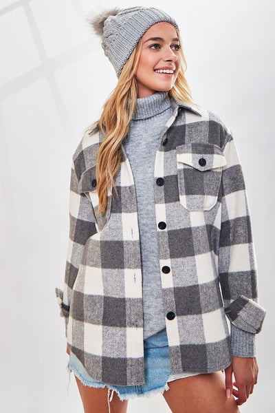 The Carrie Plaid Shacket