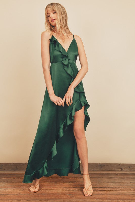 The Abigail Ruffle Slip Dress The Abigail Ruffle Slip Dress