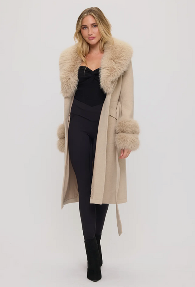 Imperial Luxe Maxi Faux Fur Coat