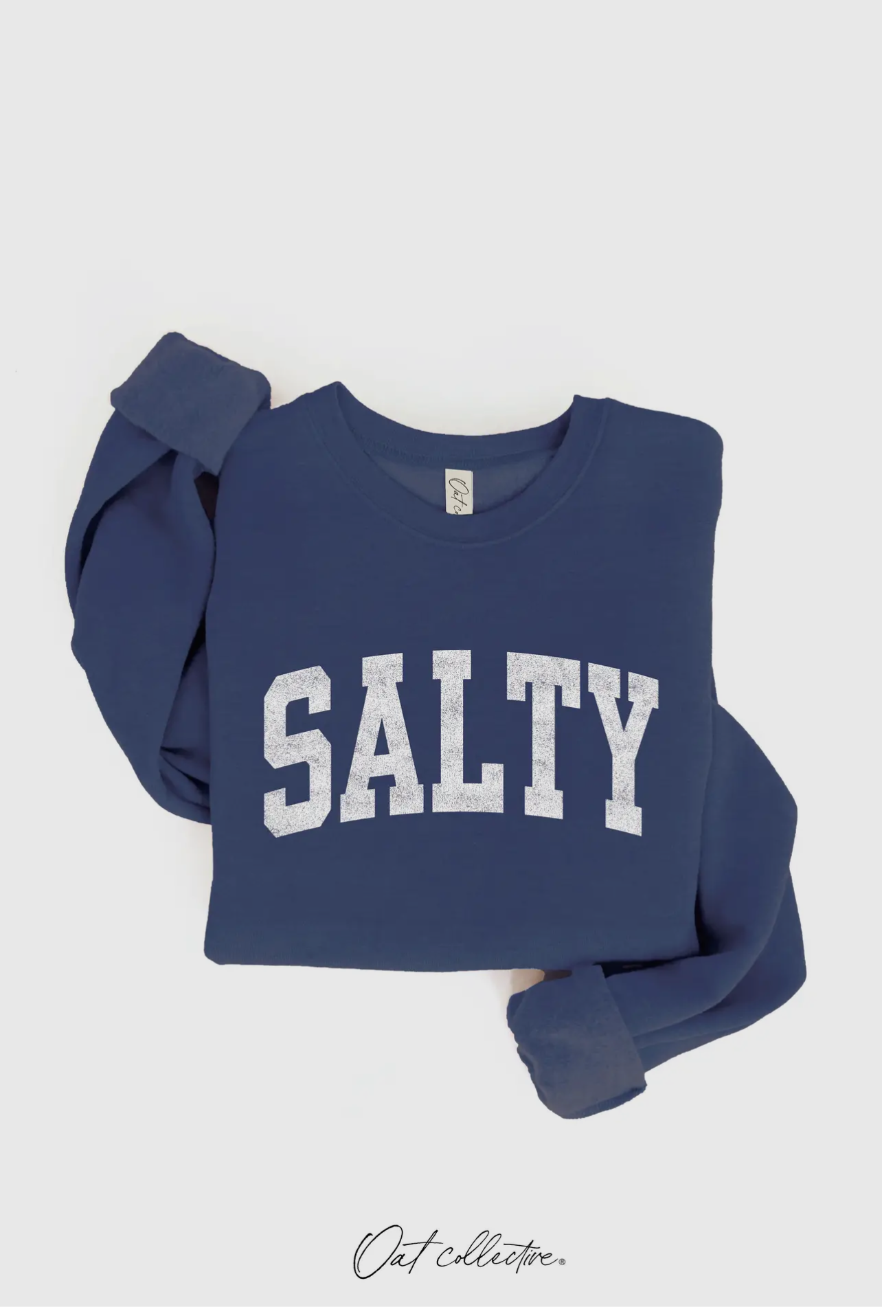 SALTY Unisex Crewneck Relaxed Fit Swestshirt