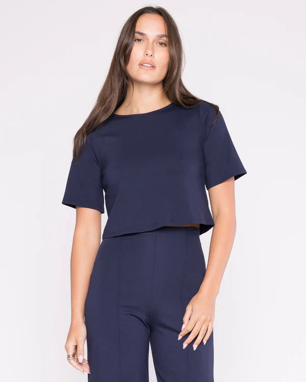 Ponte Short Sleeve Top by Ripley Rader