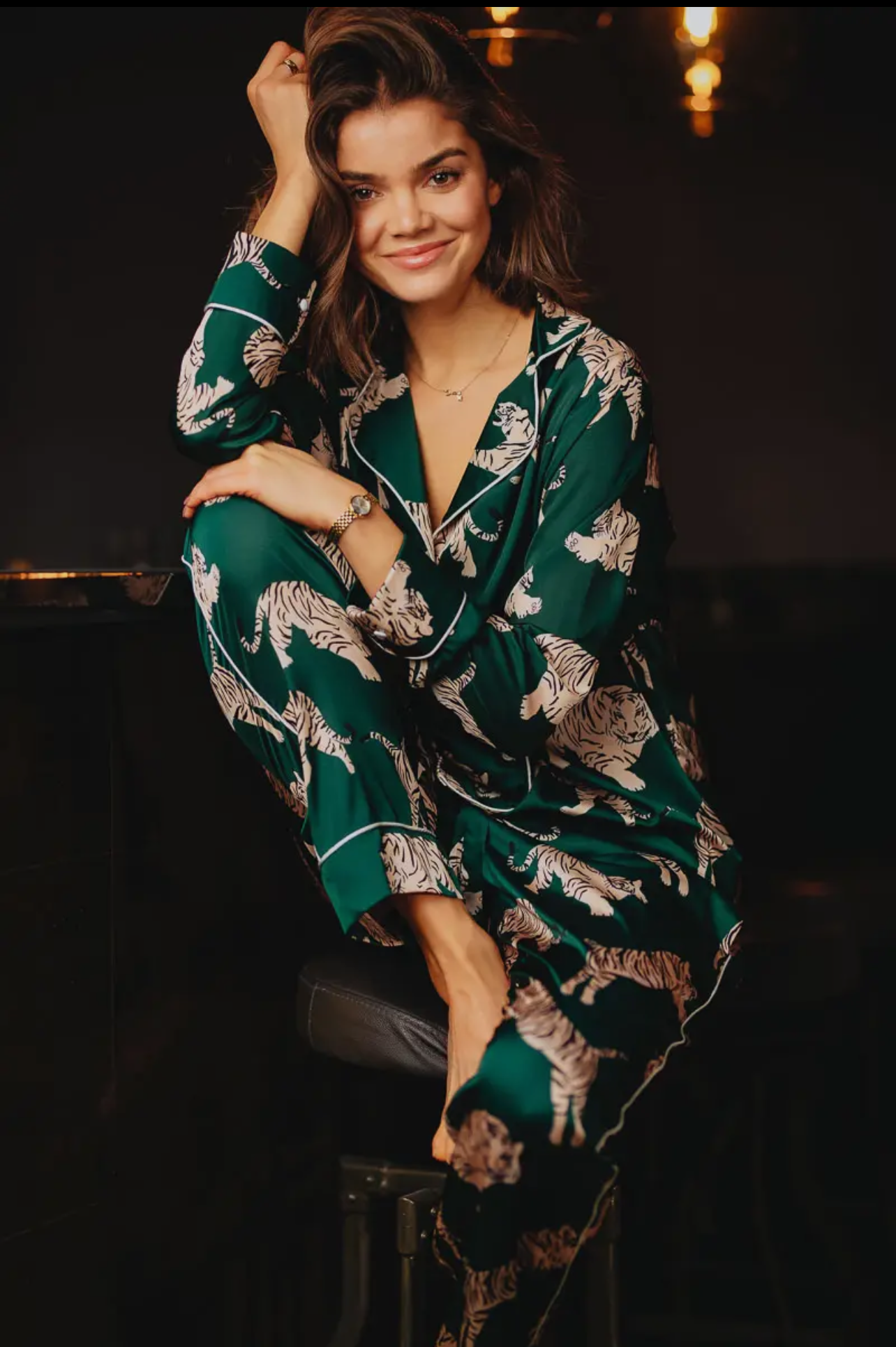 Silky Satin Pajama Set by Averie