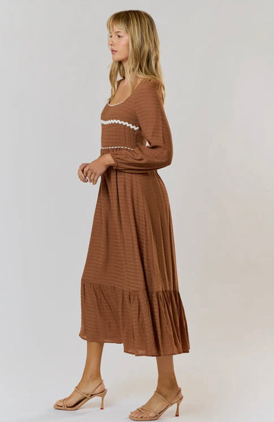 Clementine Square Neck Maxi Dress