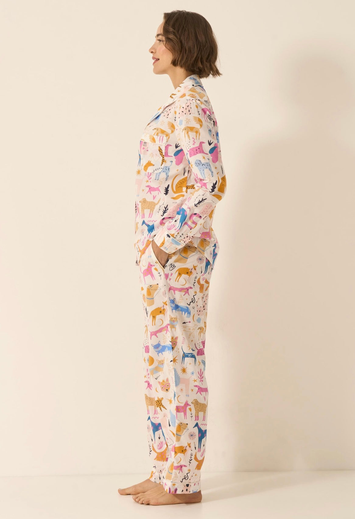 Amara Organic Cotton Pajama Trouser Set