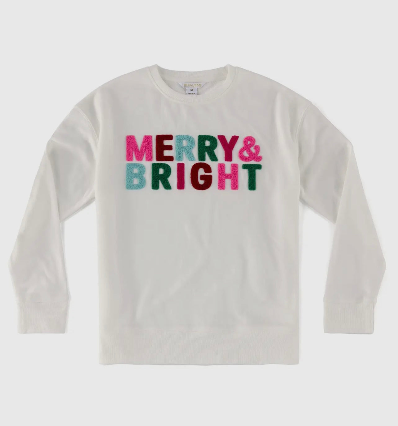 Merry & Bright Embellished Sweatshirt