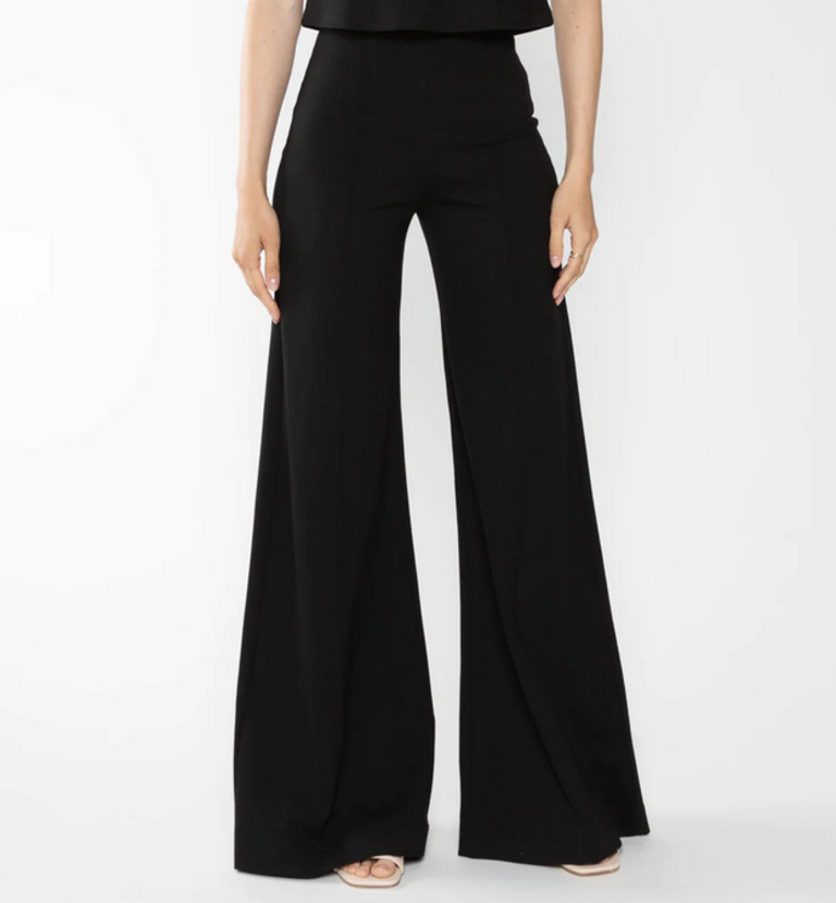 Ponte Knit Wide Leg Pant by Ripley Rader