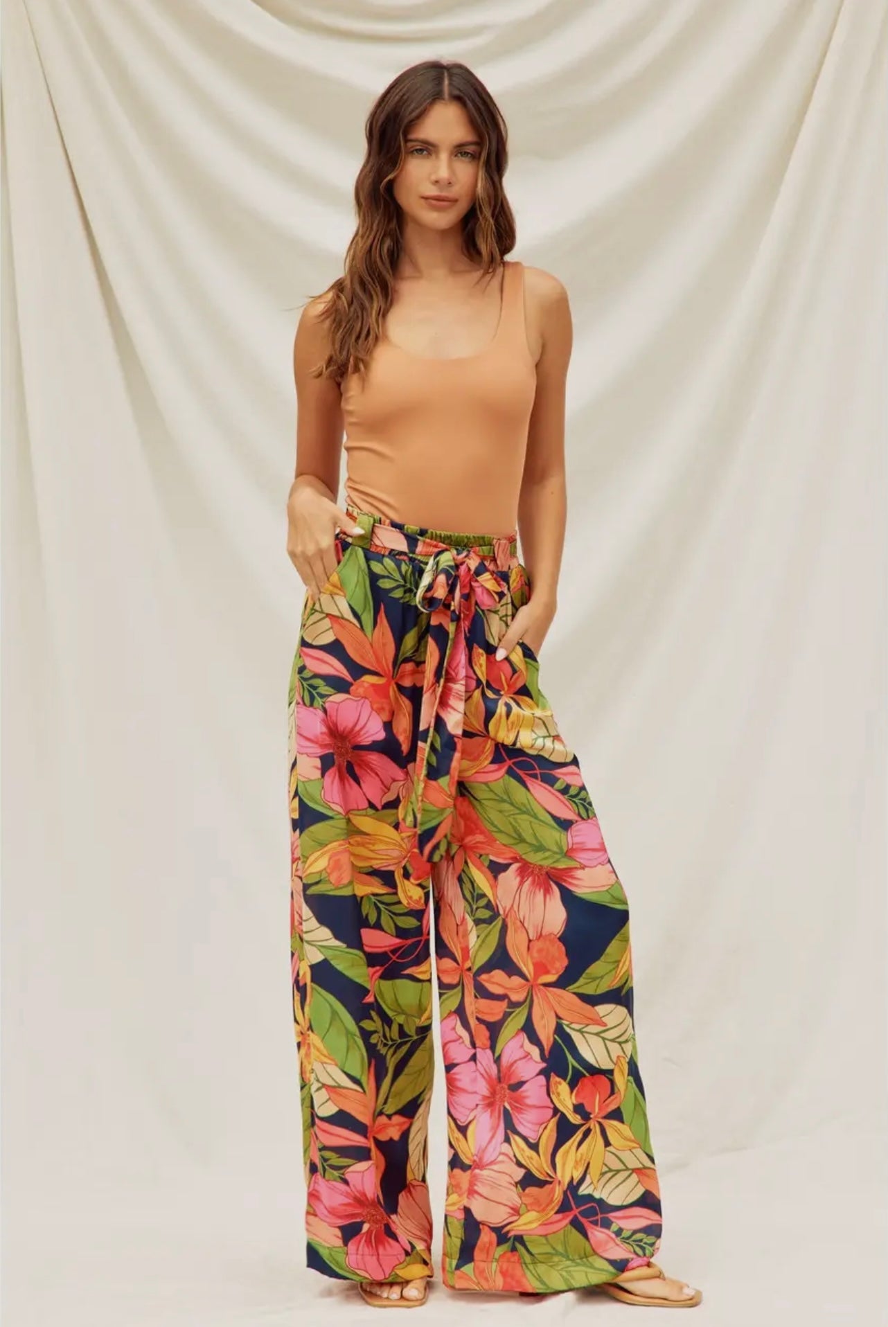 Picture Perfect Tie Waist Pants