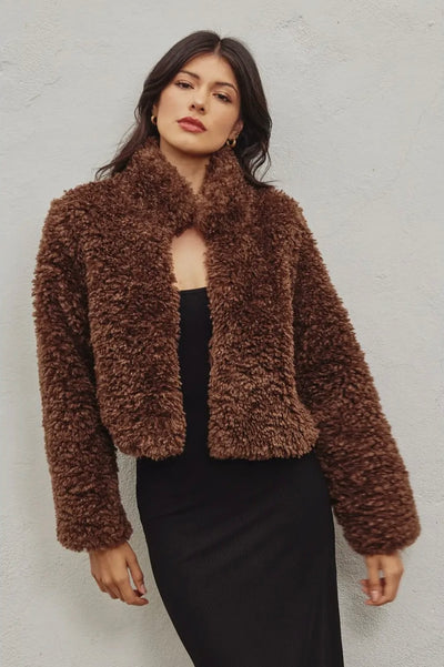 Teddy Bear Collared Jacket