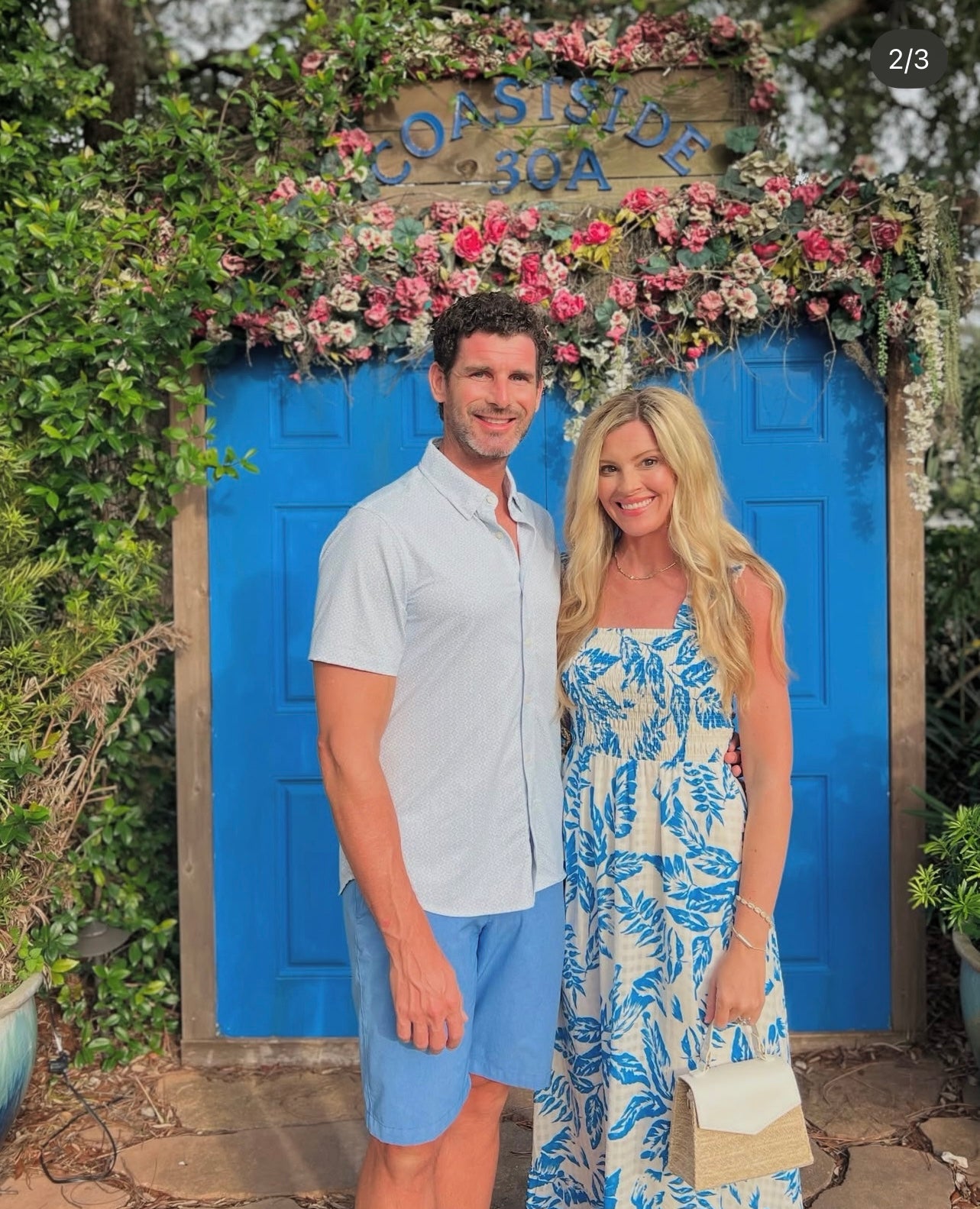 Mariana Foliage Print Maxi Dress