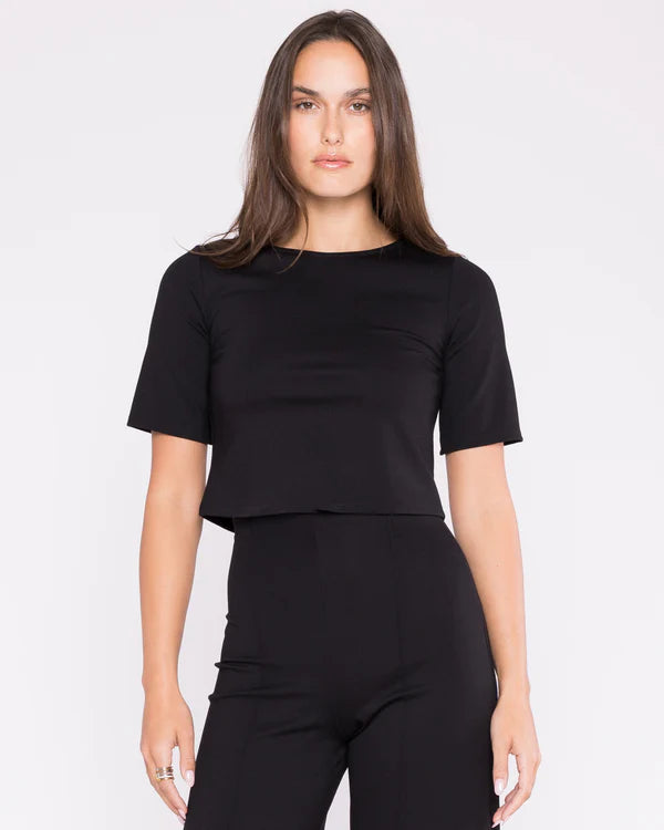 Ponte Short Sleeve Top by Ripley Rader