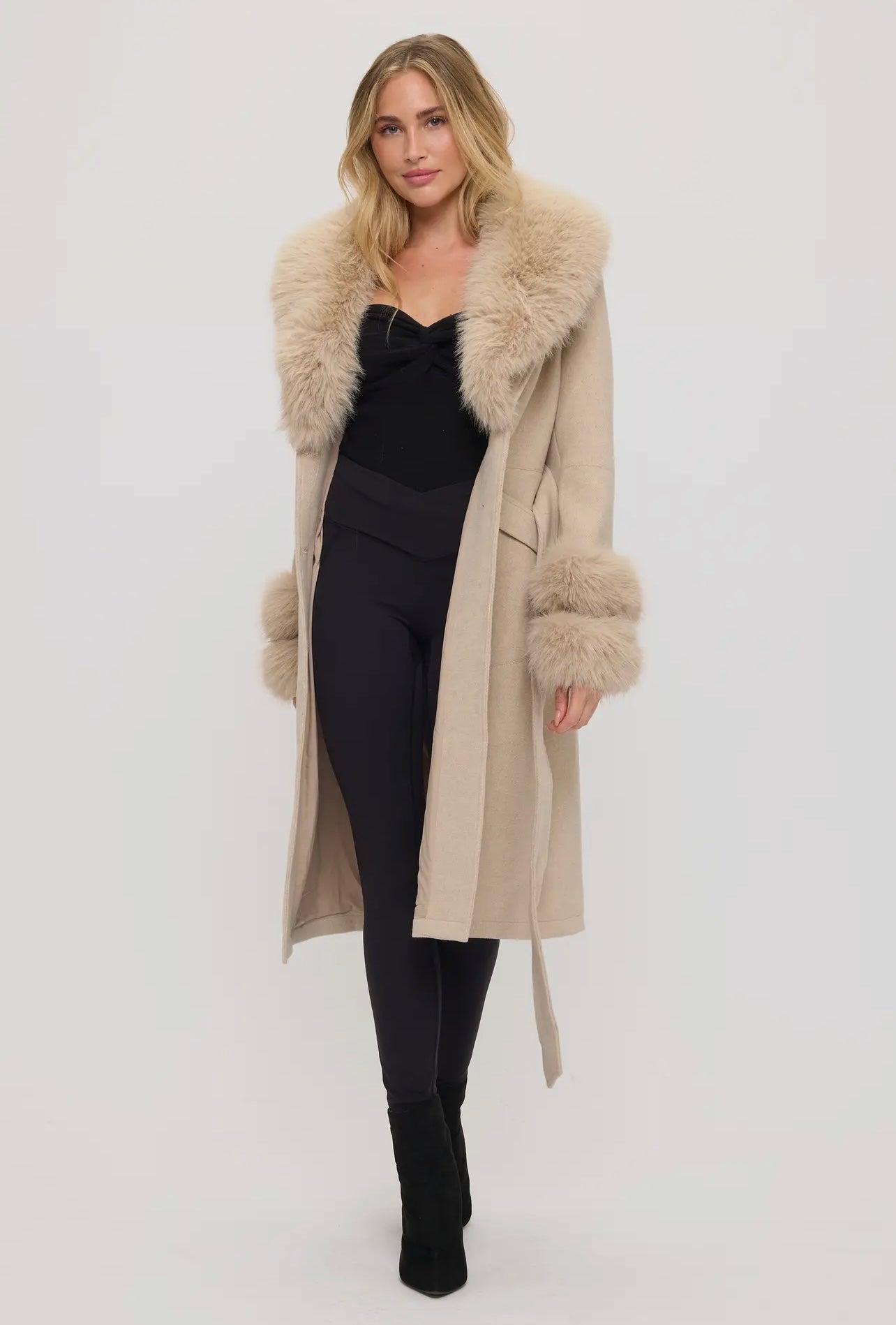 Imperial Luxe Maxi Faux Fur Coat