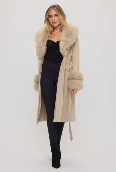 Imperial Luxe Maxi Faux Fur Coat