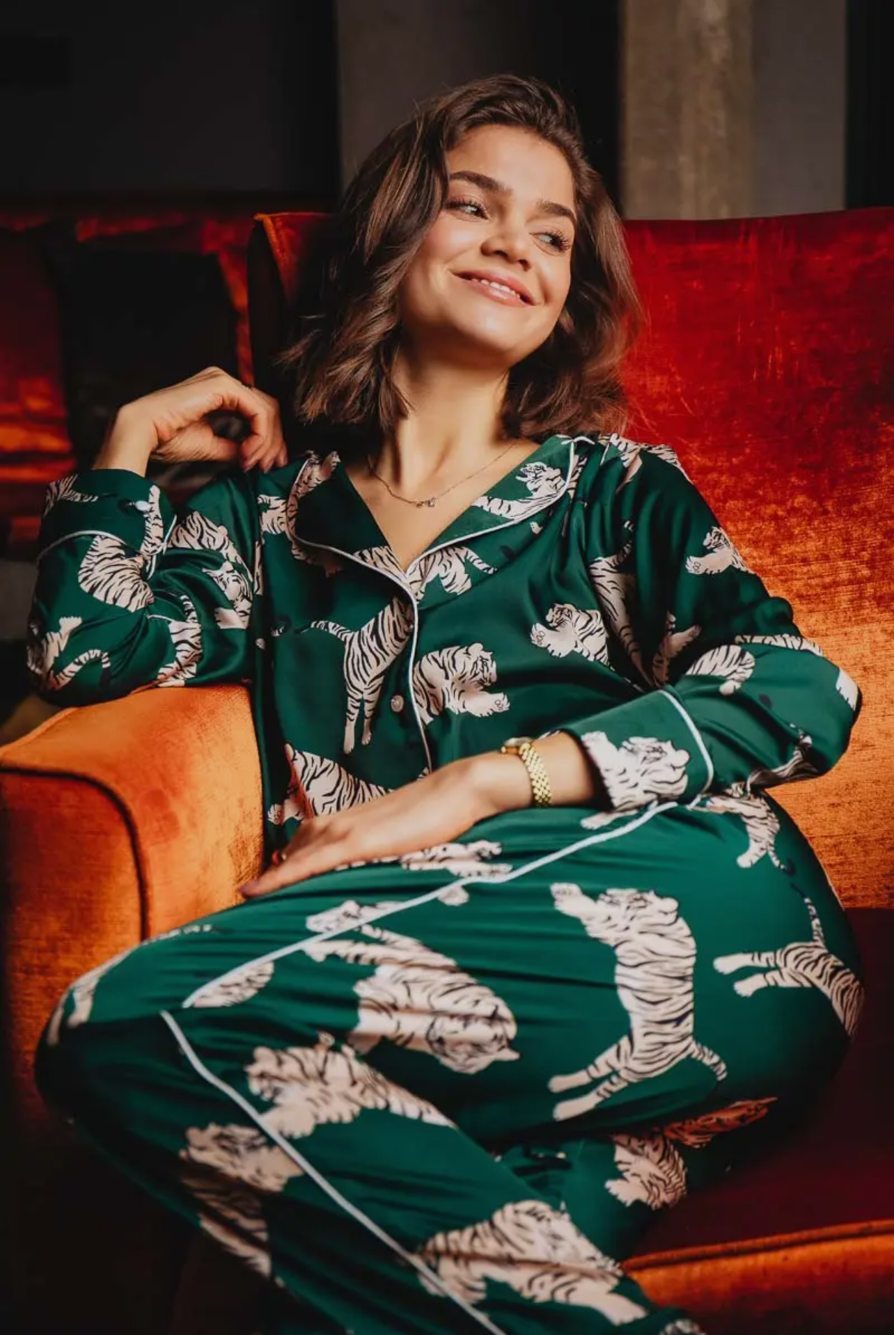 Silky Satin Pajama Set by Averie