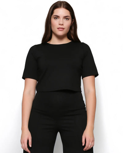 Ponte Short Sleeve Top by Ripley Rader