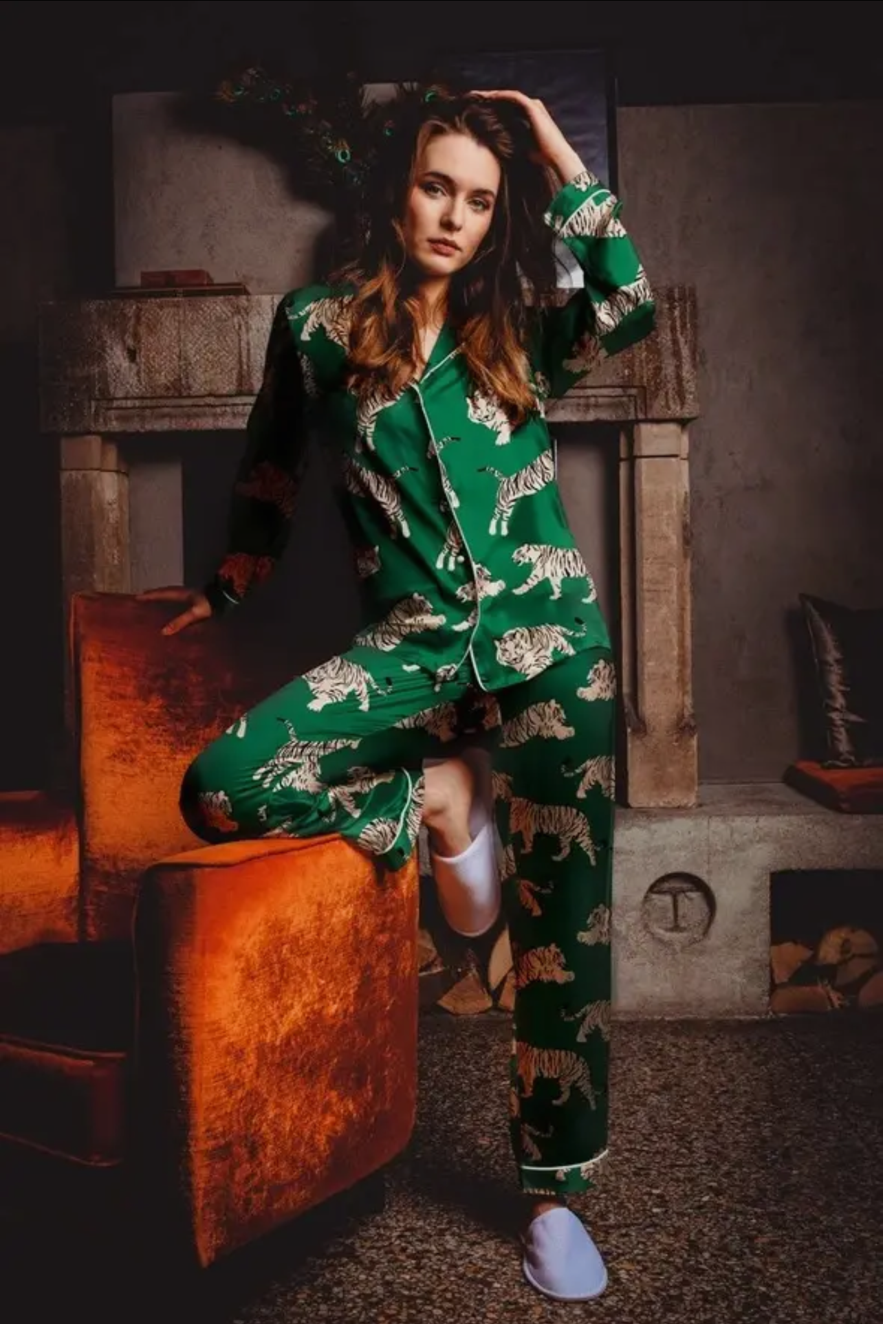 Silky Satin Pajama Set by Averie