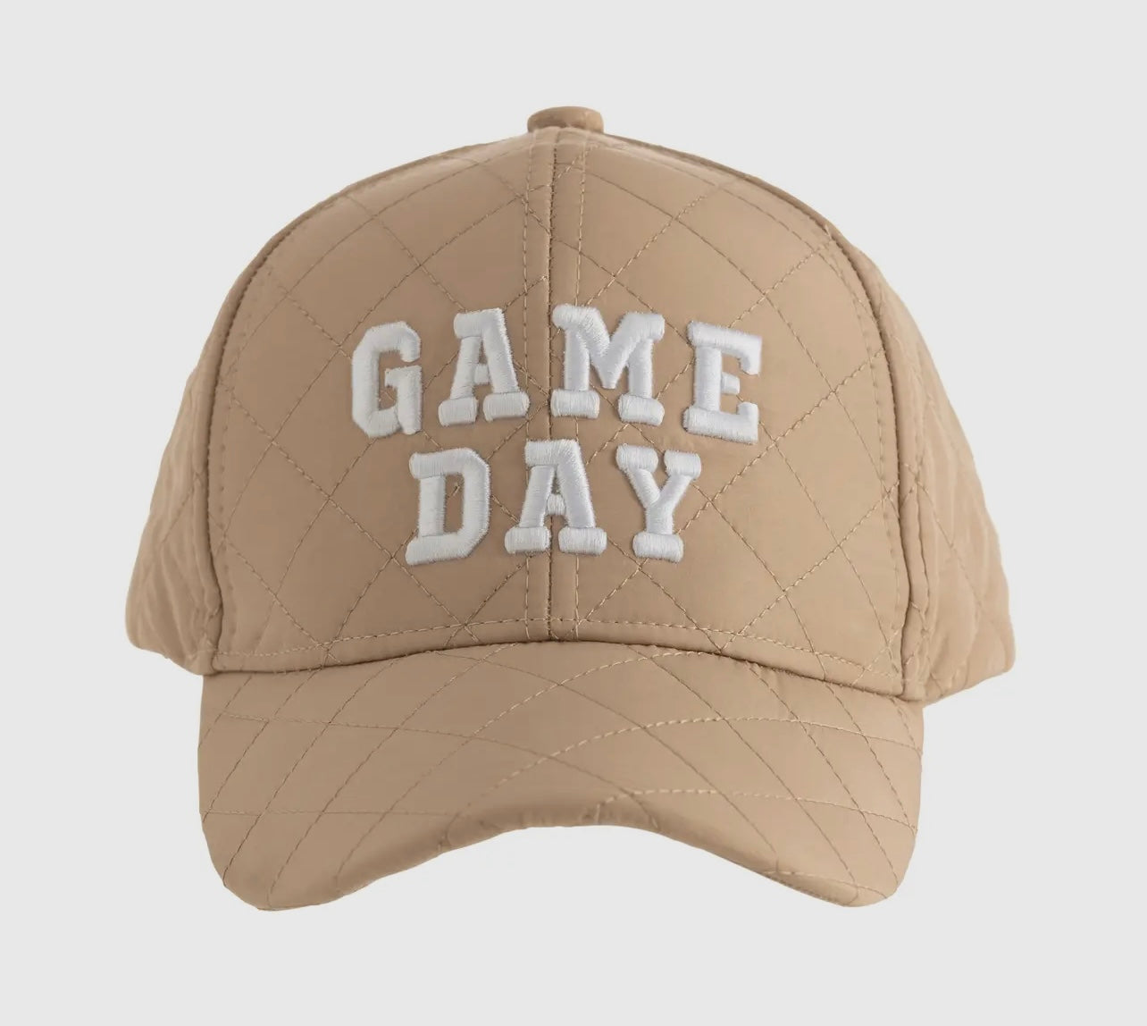 GAME DAY Quilted Baseball Cap