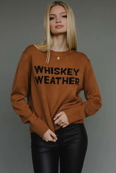 WHISKEY WEATHER Knit Pullover Sweater