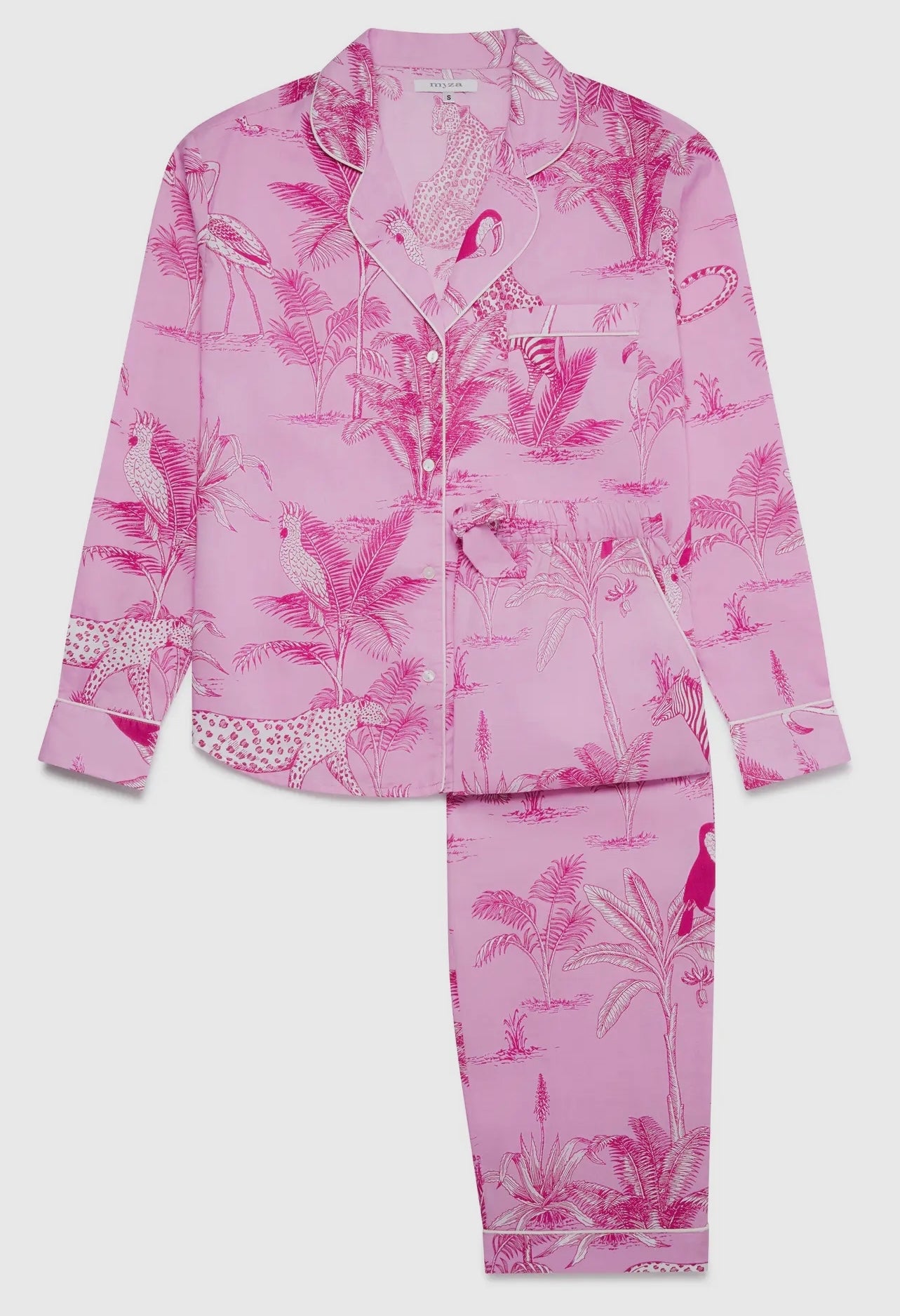 Ladies 100% Brushed Cotton Pyjama Set Ditsy Pink Floral Print Super Soft  Pajamas From Cottonreal CRP117-B -  Canada