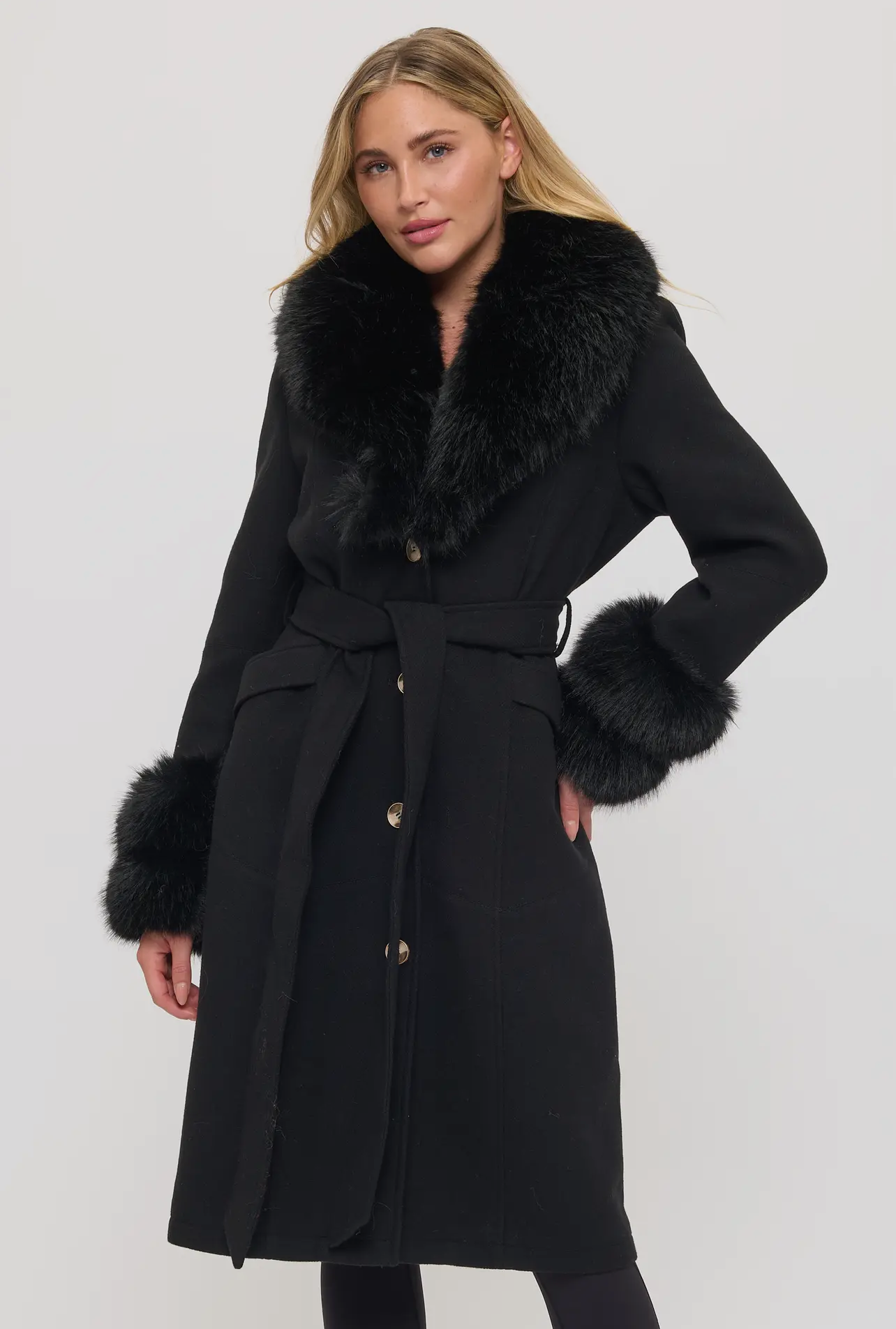 Imperial Luxe Maxi Faux Fur Coat