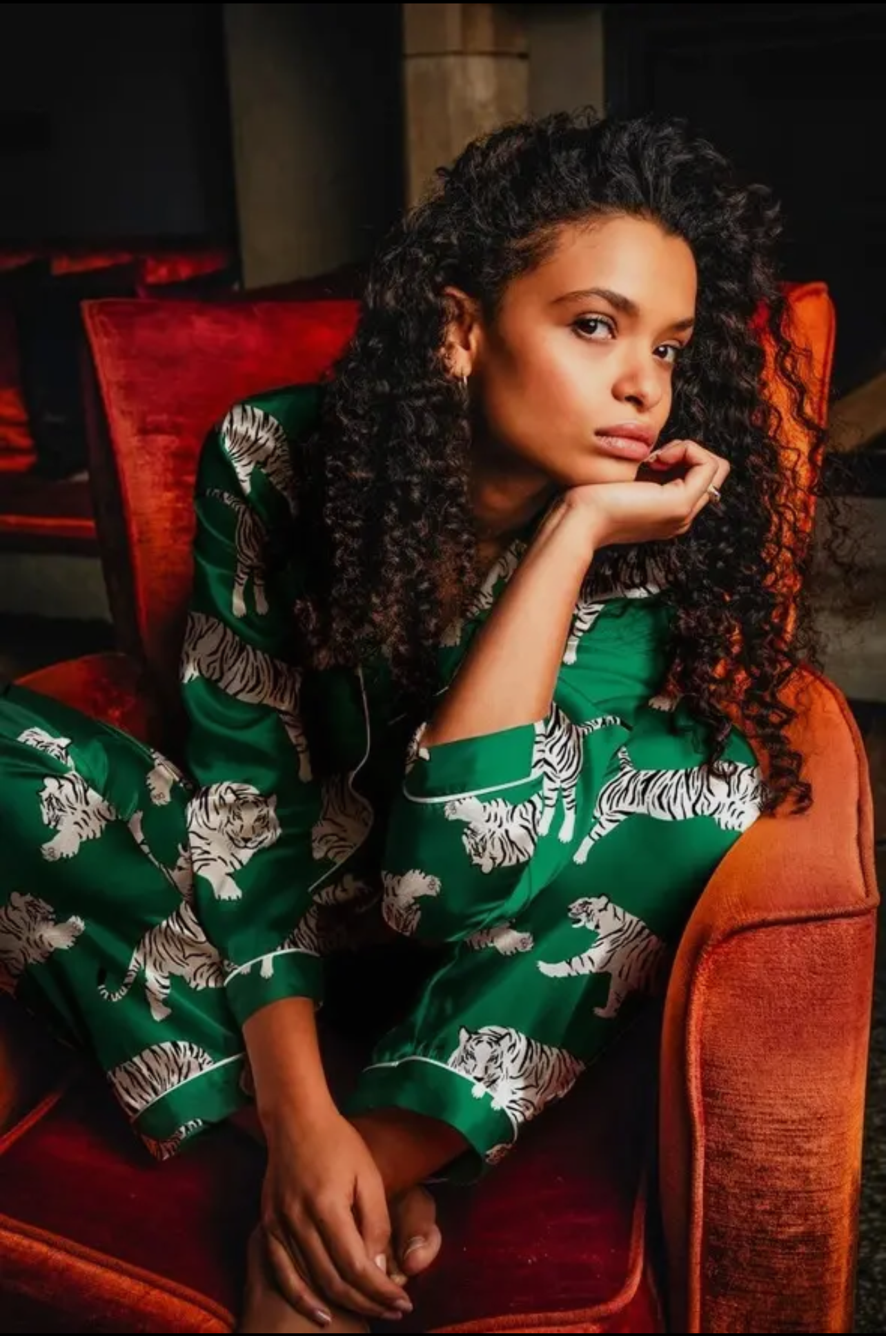 Silky Satin Pajama Set by Averie