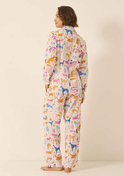 Amara Organic Cotton Pajama Trouser Set