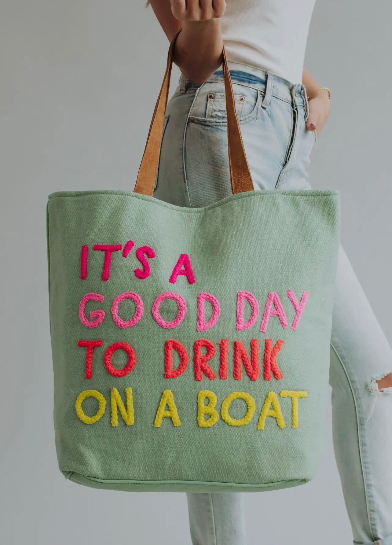 “It’s A Good Day To Drink On A Boat” Tote