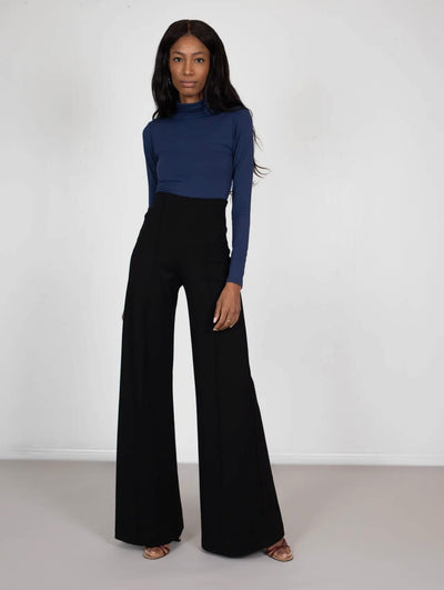 Ponte Knit Wide Leg Pant by Ripley Rader