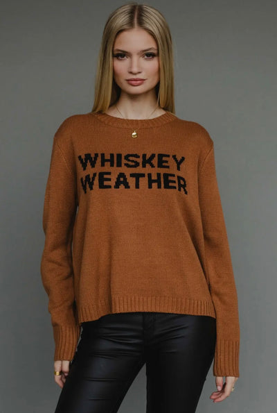 WHISKEY WEATHER Knit Pullover Sweater