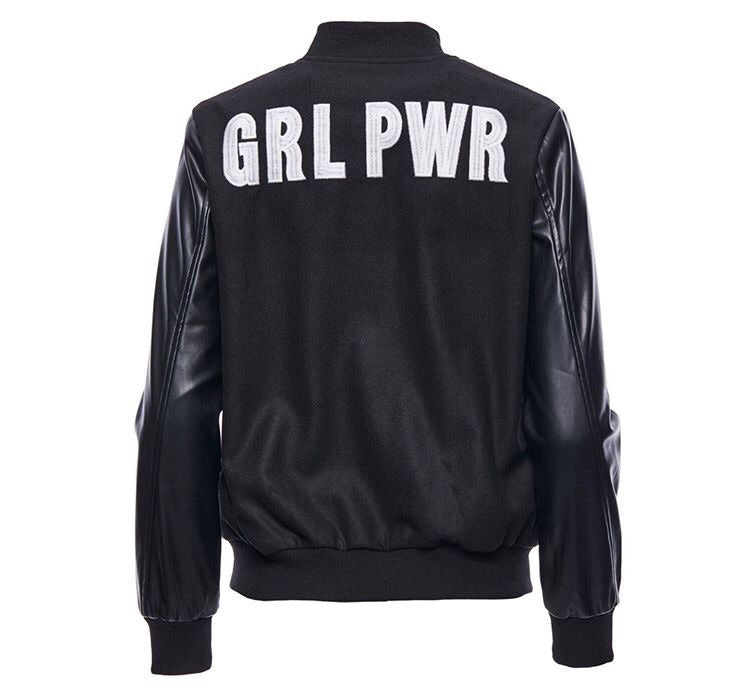 GRL PWR Varsity Jacket