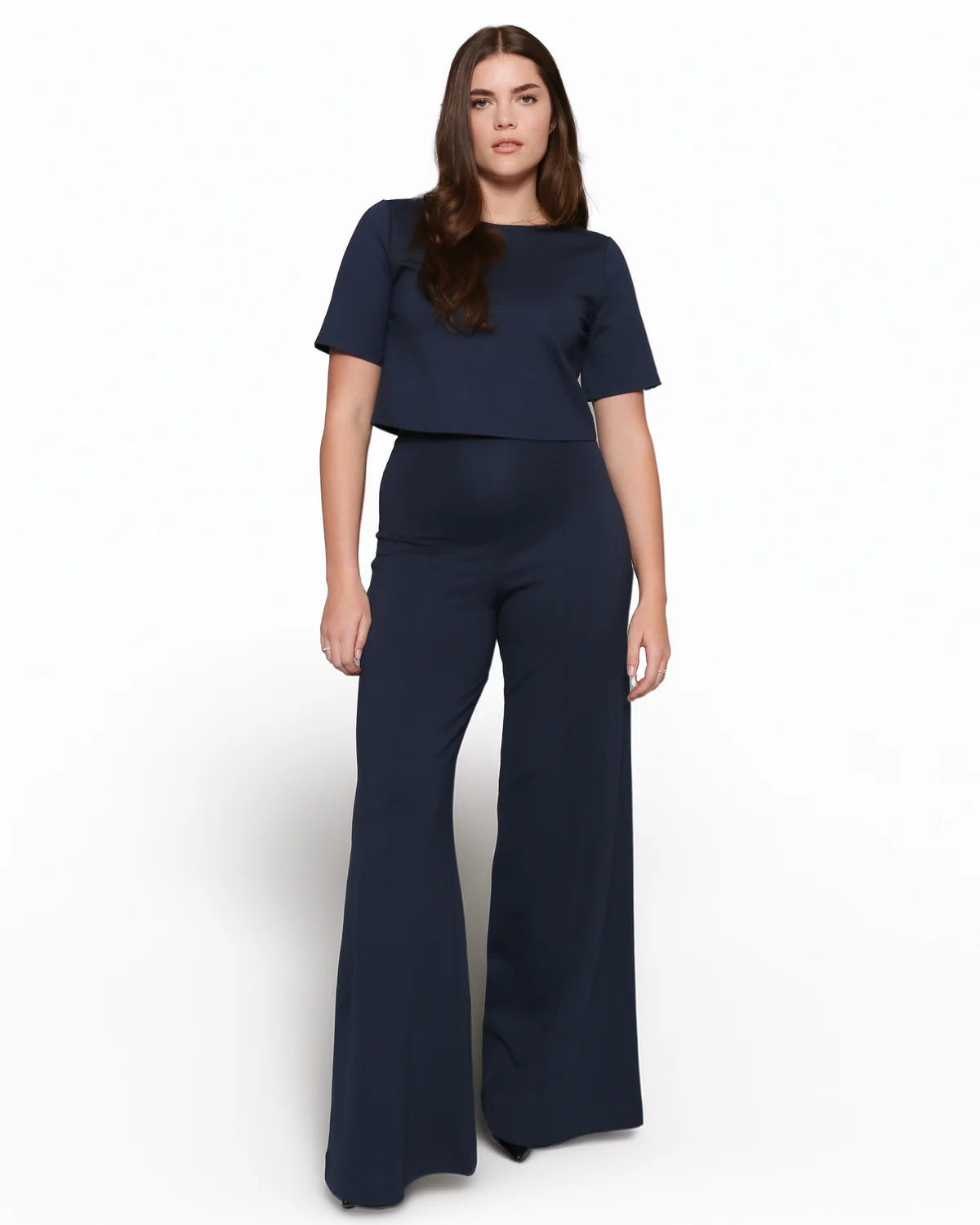 Ponte Knit Wide Leg Pant by Ripley Rader