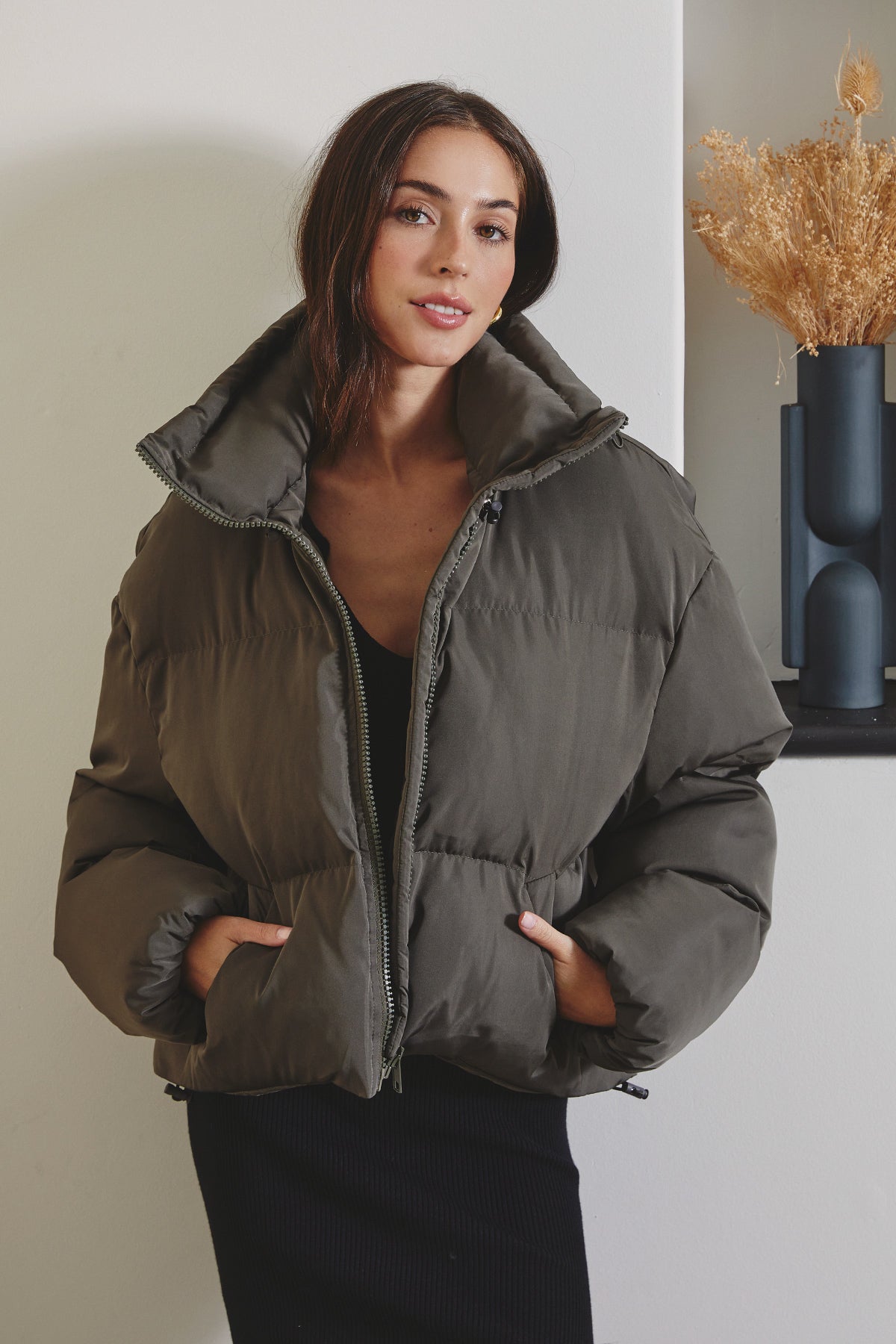 Cameron Stand-up Collar Puffer Jacket
