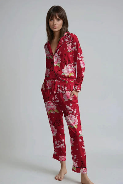 Silky Satin Pajama Set by Averie
