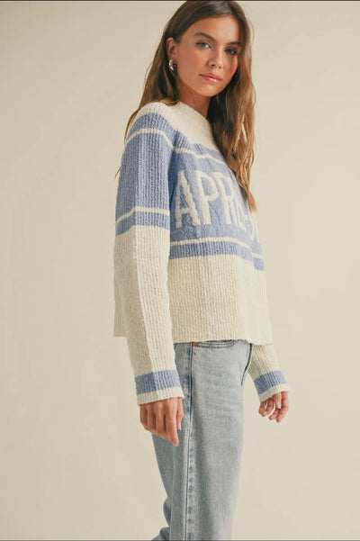 APRÈS SKI LETTER FRONT Knit Sweater