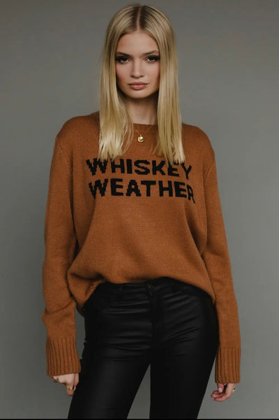 WHISKEY WEATHER Knit Pullover Sweater