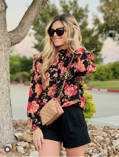 Naomi Smocked Yoke Blouse