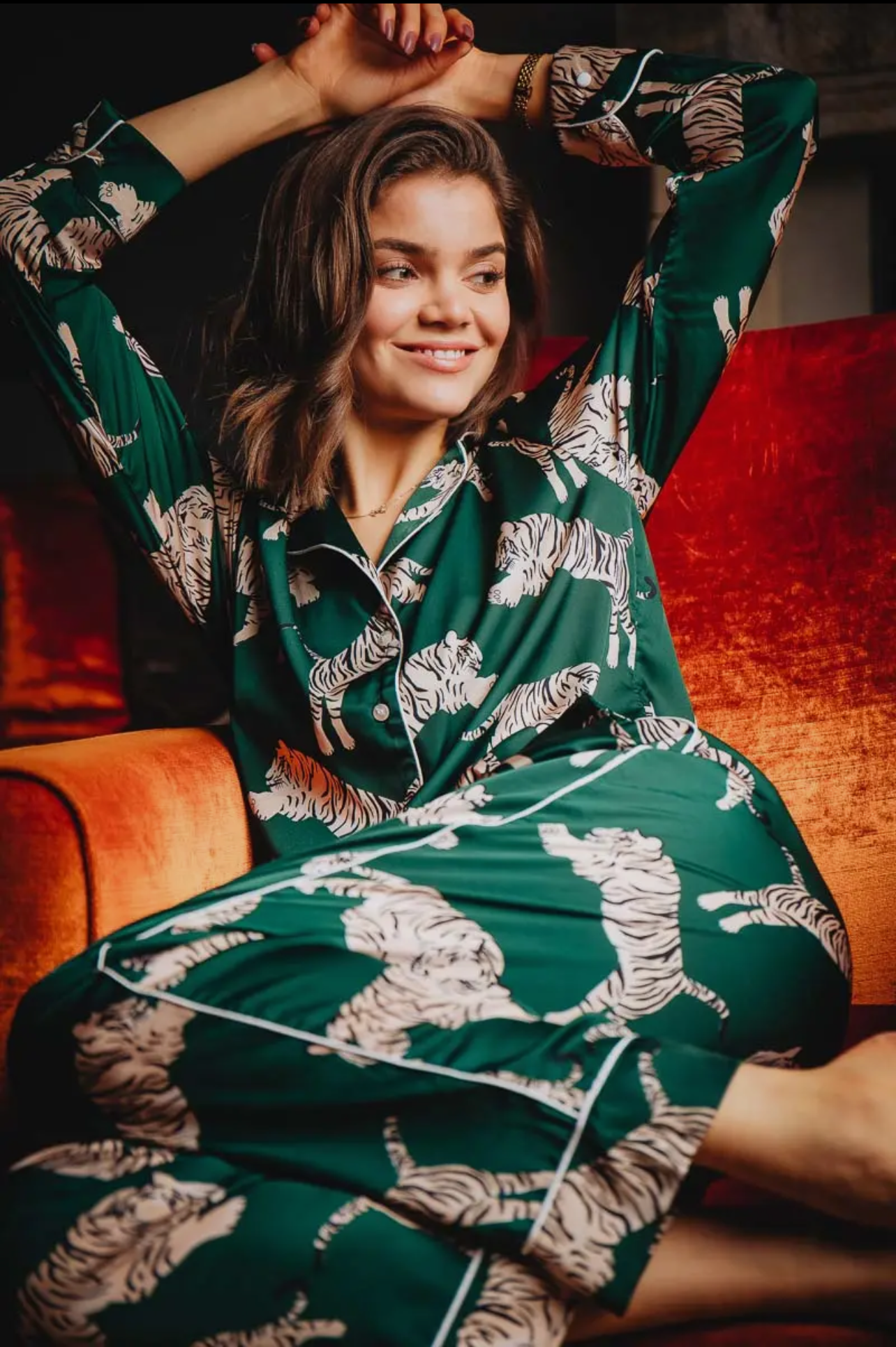 Silky Satin Pajama Set by Averie