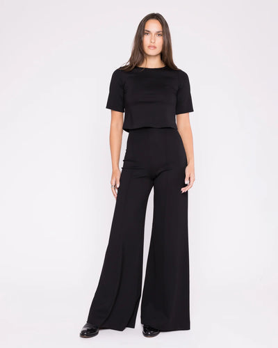 Ponte Knit Wide Leg Pant by Ripley Rader