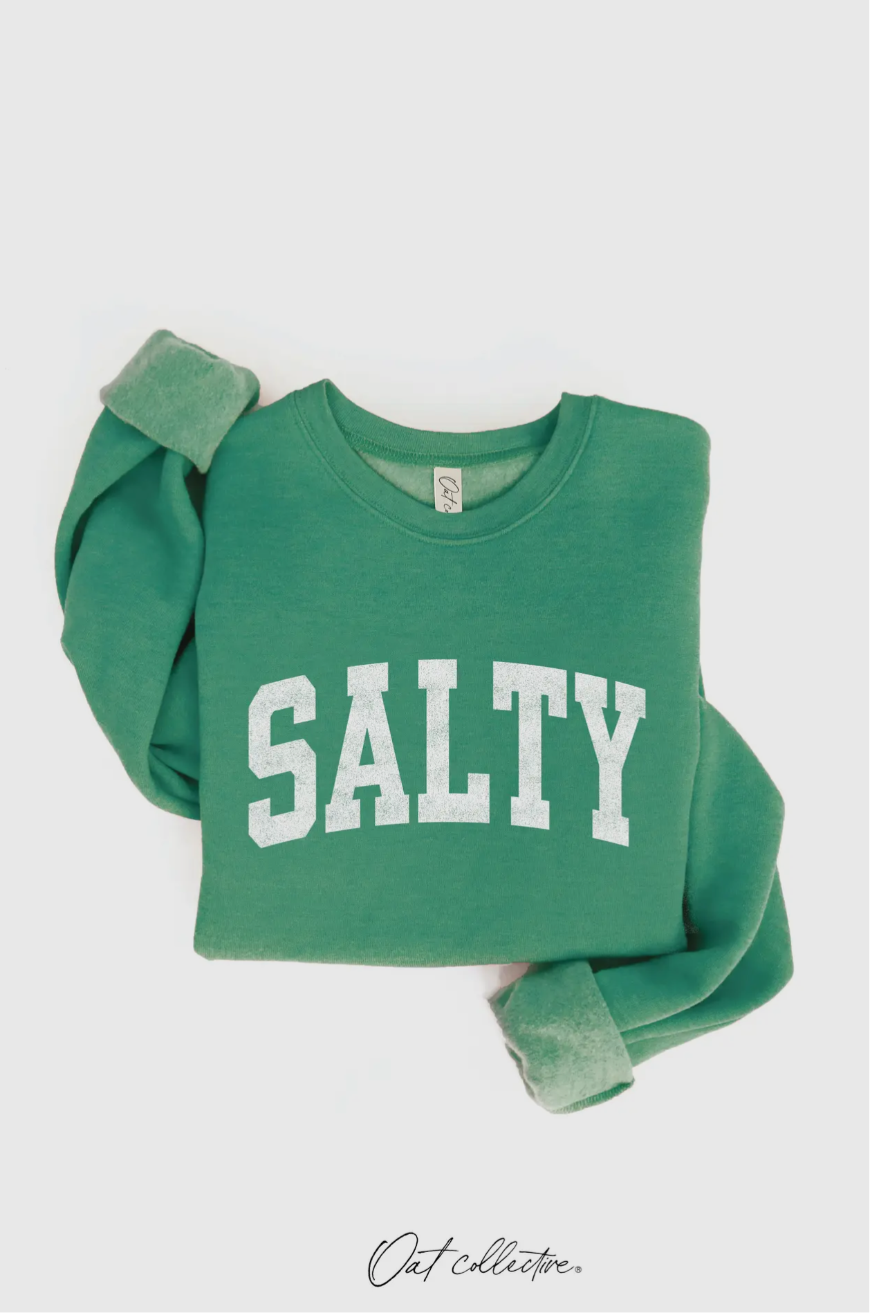 SALTY Unisex Crewneck Relaxed Fit Swestshirt