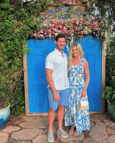 Mariana Foliage Print Maxi Dress