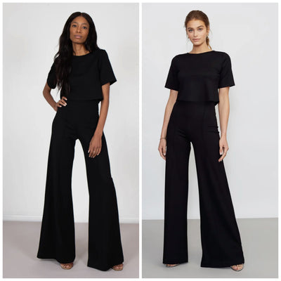 Ponte Knit Wide Leg Pant by Ripley Rader