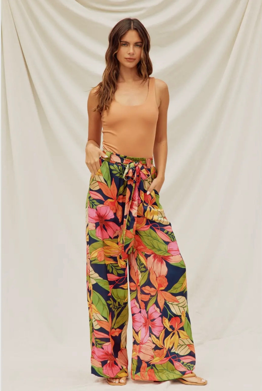 Picture Perfect Tie Waist Pants