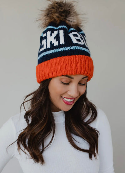 Ski Bum Pom Hat