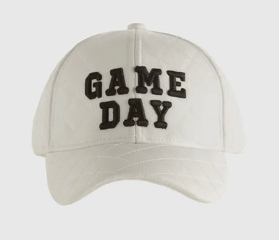 GAME DAY Quilted Baseball Cap