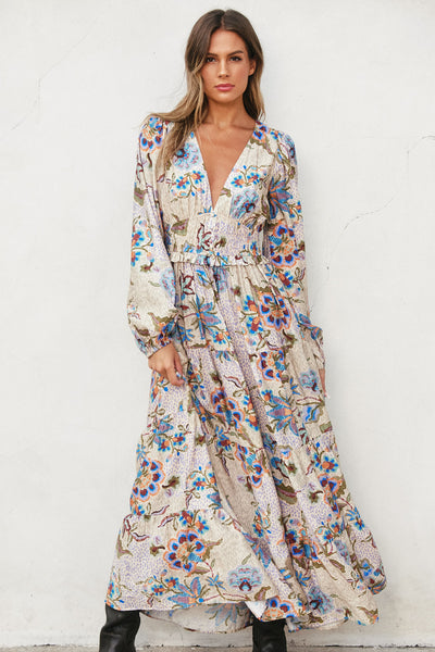 Mosaic Vineyard Maxi Dress