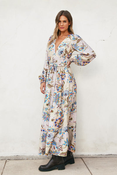 Mosaic Vineyard Maxi Dress