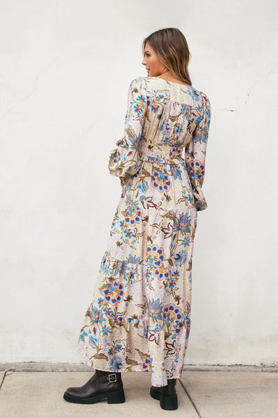 Mosaic Vineyard Maxi Dress