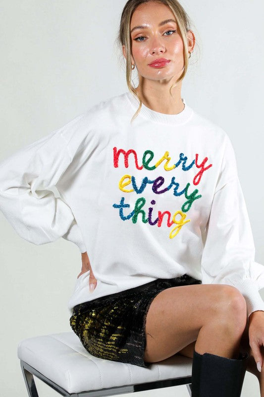 Merry Everything Knit Sweater