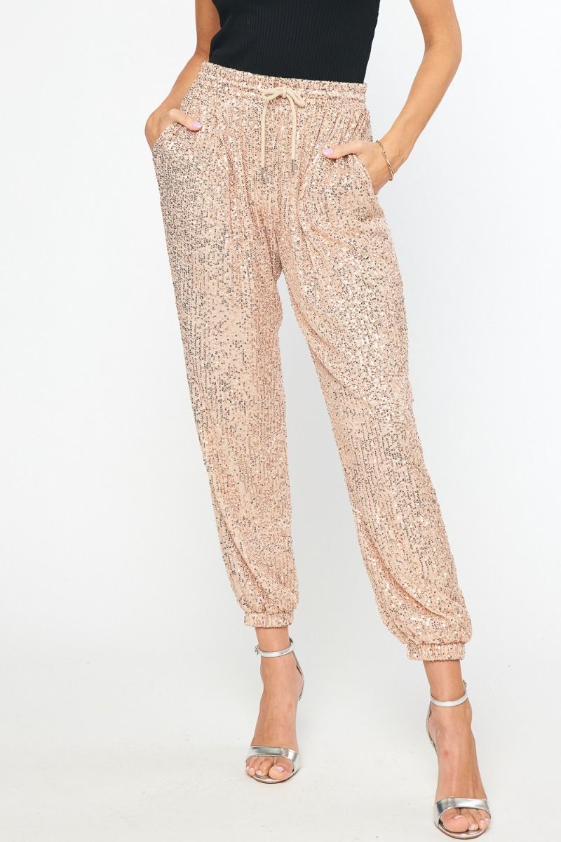 The Coco Sequin Joggers