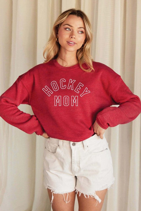 HOCKEY MOM Crewneck Sweatshirt