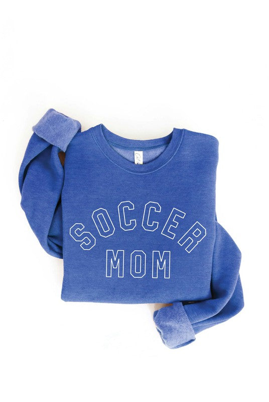 SOCCER MOM Crewneck Pullover Sweatshirt